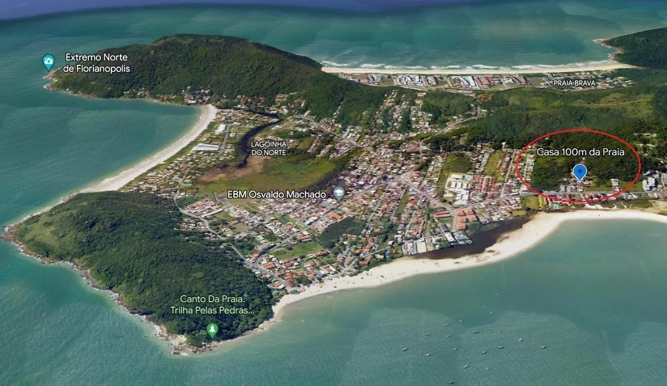 Otima Casa Para 10 Pessoas /Menos De 100M Da Praia Florianópolis Brasilien